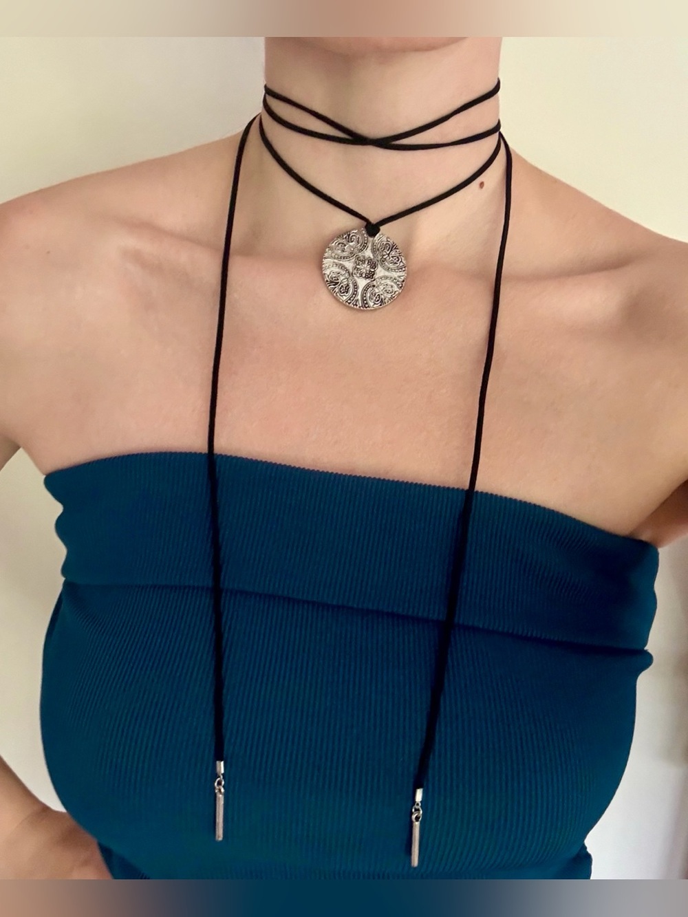 Handmade wrap around choker